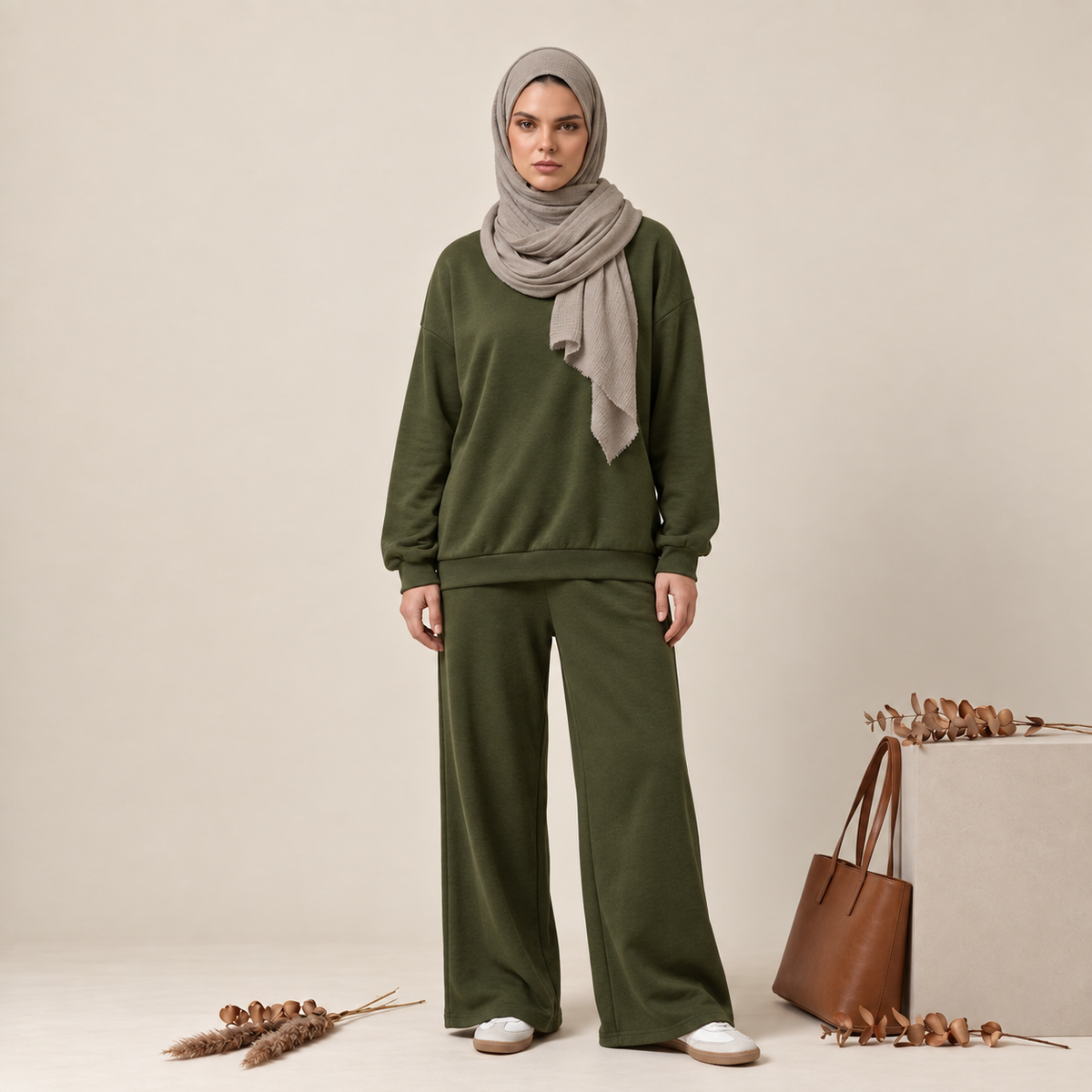 OVERSIZED SET- OLIVE GREEN EDITION